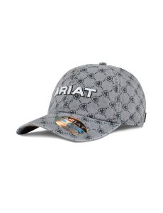 Gorras Ariat Shield logo print Grises | HTG684319