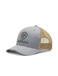 Gorras Ariat Stacked Logo Grises Marrom | OSF509286