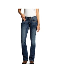 Jeans Ariat R.E.A.L. Mid Rise Stretch Entwined Festival Boot Cut Azules | RPE631859