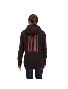 Ropa De Trabajo Ariat Rebar Aztec Flag Estampados Hoodie Multicolor | UOF213745