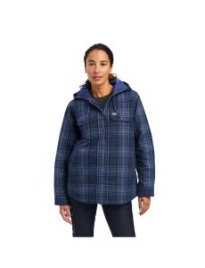 Ropa De Trabajo Ariat Rebar Flannel Shirts Jackets Azul Marino | PTN258647