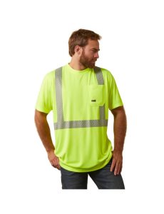 Ropa De Trabajo Ariat Rebar Hi-Vis ANSI T Shirts Amarillos | ZLH984162