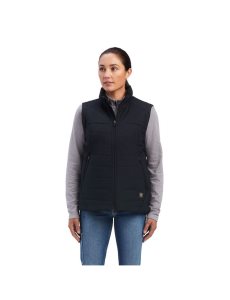 Ropa De Trabajo Ariat Rebar Valkyrie Stretch Lona Insulated Vest Negros | IAR469827