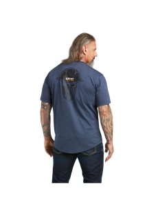 Ropa De Trabajo Ariat Rebar Workman Full Cover T Shirts Multicolor | GXJ781403