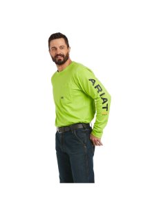 Ropa De Trabajo Ariat Rebar Workman Logo Verdes Claro Negros | MGE580319