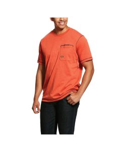 Ropa De Trabajo Ariat Rebar Workman T Shirts Multicolor | KAD530894