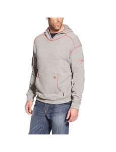 Sudadera Con Capucha Ariat FR Polartec Grises | NGK672539