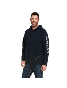 Sudadera Con Capucha Ariat FR Primo Fleece Logo Azul Marino | NQL785314