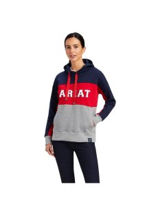 Sudadera Con Capucha Ariat Rabere Team Azul Marino | IDA031724