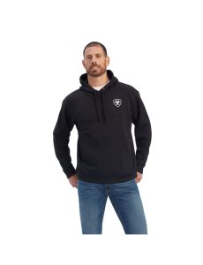 Sudaderas Ariat Americana Block Negros | DUF061452