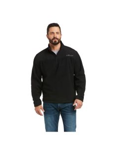 Sudaderas Ariat Basis 2.0 1/4 Zip Negros | YJT762314