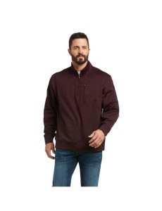 Sudaderas Ariat Team Logo 1/4 Zip Grises | HOR285379