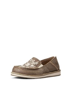 Tenis Ariat Cruiser Embroidered Marrom | ZGF387109