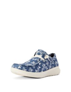 Tenis Ariat Hilo Stretch Encaje Azules | VYB068143