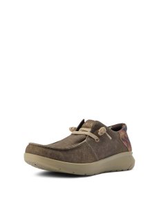 Tenis Ariat Hilo Stretch Encaje Marrom Oscuro | CKT082463