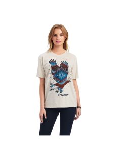 Tops Ariat Freedom Spirit Tee Beige | SRF465789