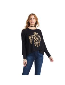 Tops Ariat Jungle Queen Negros | NJS248701