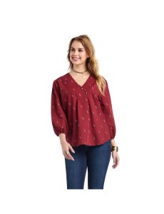 Tops Ariat Peasant Chimayo Blouse Multicolor | RZS307968