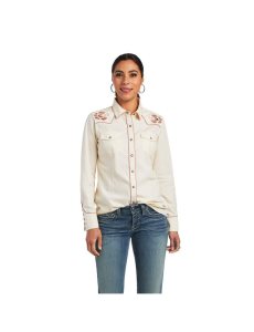 Tops Ariat REAL Georgia Blancos | CEB985271