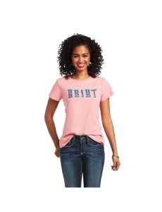 Tops Ariat REAL Kinship Tee Coral | WFK918403