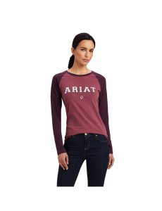 Tops Ariat Varsity Rosas | JSV178504